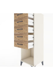 Hyperion Dolap 5 Çekmeceli 44x44x134 Aytaşı-Çam