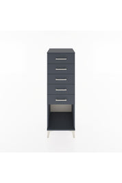Hyperion Dolap 5 Çekmeceli 44x44x134 Antrasit-Antrasit