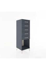 Hyperion Dolap 5 Çekmeceli 44x44x134 Antrasit-Antrasit