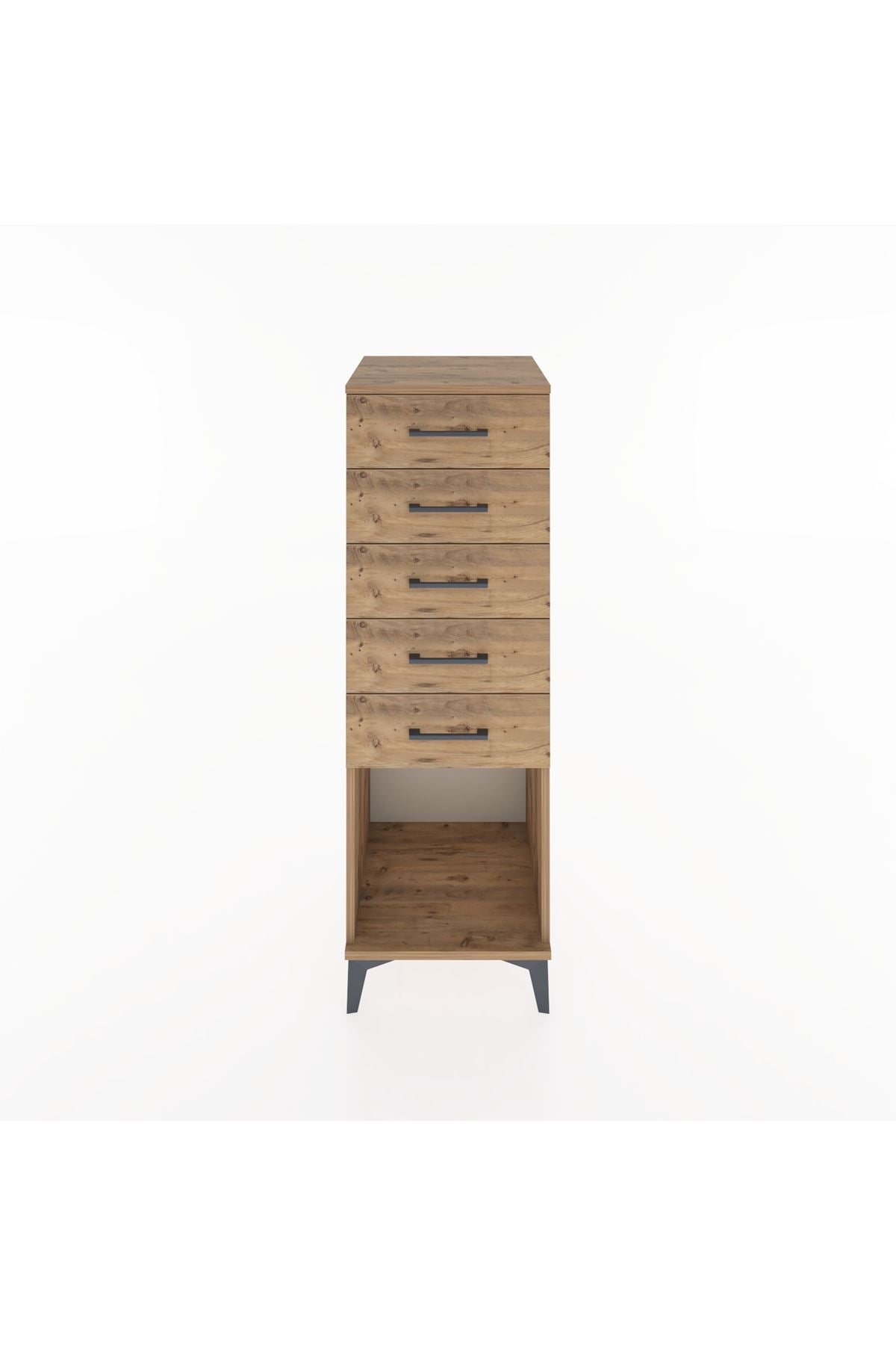 Hyperion Dolap 5 Çekmeceli 44x44x134 Çam-Çam