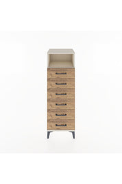 Hyperion Dolap Tek Raflı 6 Çekmeceli 44x44x134 Aytaşı-Çam