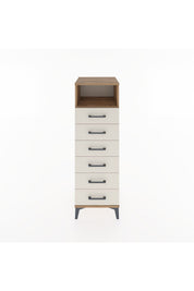 Hyperion Dolap Tek Raflı 6 Çekmeceli 44x44x134 Çam-Aytaşı