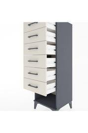 Hyperion Dolap 6 Çekmeceli 44x44x134 Antrasit-Aytaşı