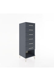 Hyperion Dolap 6 Çekmeceli 44x44x134 Antrasit-Antrasit