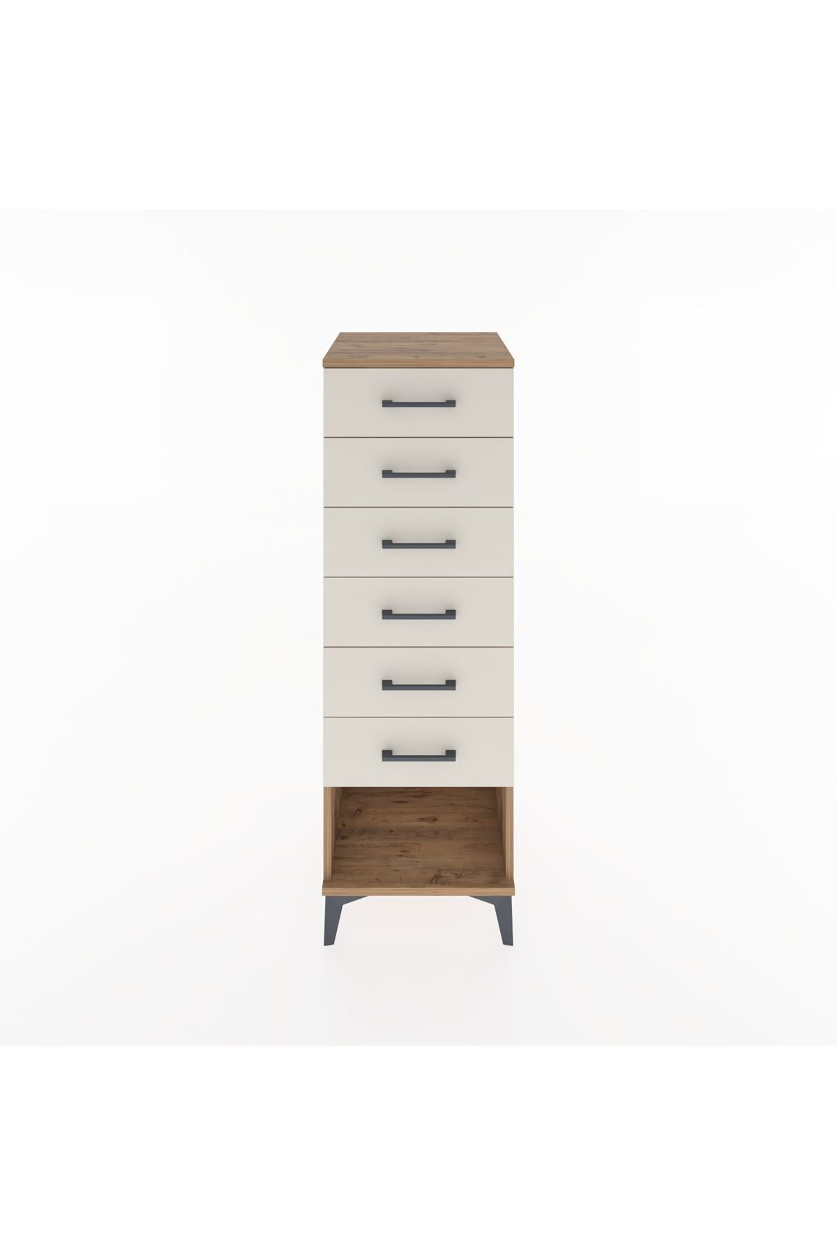Hyperion Dolap 6 Çekmeceli 44x44x134 Çam-Aytaşı