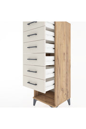 Hyperion Dolap 6 Çekmeceli 44x44x134 Çam-Aytaşı