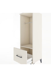 Hyperion Dolap Tek Raflı Tek Çekmeceli Tek Askılı 44x44x134 Aytaşı-Aytaşı