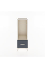 Hyperion Dolap Tek Raflı Tek Çekmeceli Tek Askılı 44x44x134 Aytaşı-Antrasit