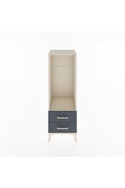 Hyperion Dolap Tek Raflı 2 Çekmeceli Tek Askılı 44x44x134 - S49M092V2B