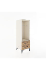 Hyperion Dolap Tek Raflı 2 Çekmeceli Tek Askılı 44x44x134 - S49M092V3B