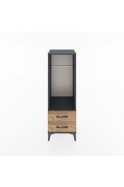 Hyperion Dolap Tek Raflı 2 Çekmeceli Tek Askılı 44x44x134 - S49M092V6B