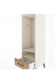 Hyperion Dolap 2 Raflı Tek Çekmeceli Tek Askılı 44x44x134 Aytaşı-Çam