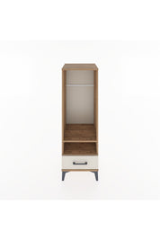 Hyperion Dolap 2 Raflı Tek Çekmeceli Tek Askılı 44x44x134 Çam-Aytaşı