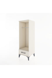 Hyperion Dolap Tek Raflı Tek Çekmeceli Tek Askılı 44x44x134 Aytaşı-Aytaşı