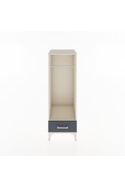 Hyperion Dolap Tek Raflı Tek Çekmeceli Tek Askılı 44x44x134 Aytaşı-Antrasit