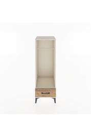 Hyperion Dolap Tek Raflı Tek Çekmeceli Tek Askılı 44x44x134 Aytaşı-Çam