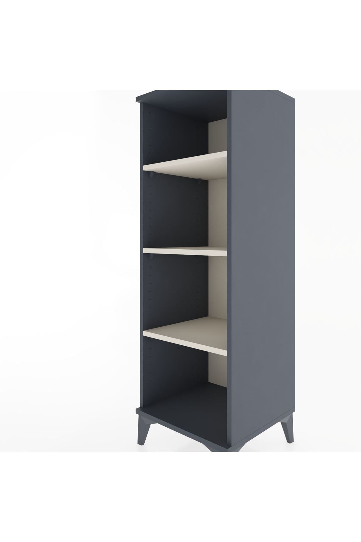 Hyperion Dolap 3 Raflı 44x44x134 Antrasit-Aytaşı