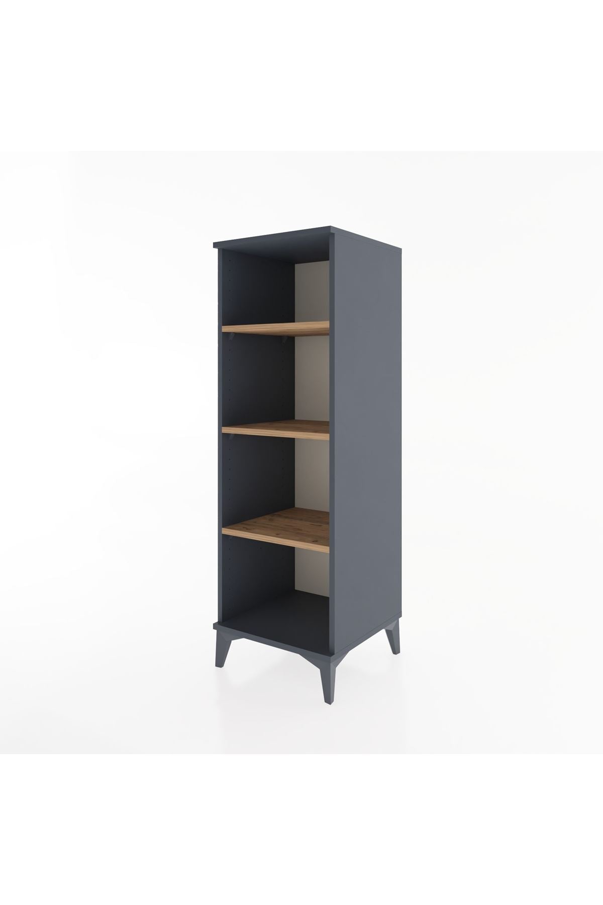 Hyperion Dolap 3 Raflı 44x44x134 Antrasit-Çam