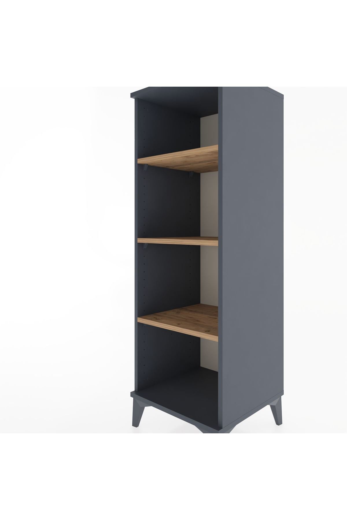 Hyperion Dolap 3 Raflı 44x44x134 Antrasit-Çam