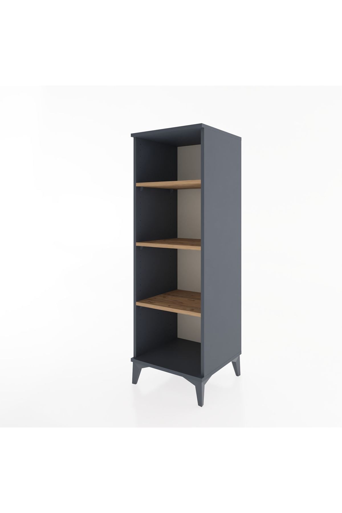 Hyperion Dolap 3 Raflı 44x44x134 Antrasit-Çam