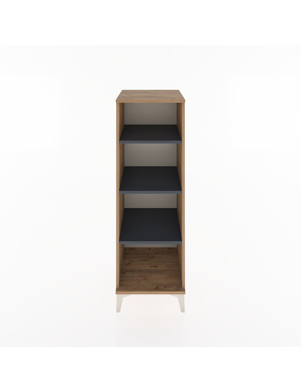 Hyperion Dolap 3 Raflı 44x44x134 Çam-Antrasit