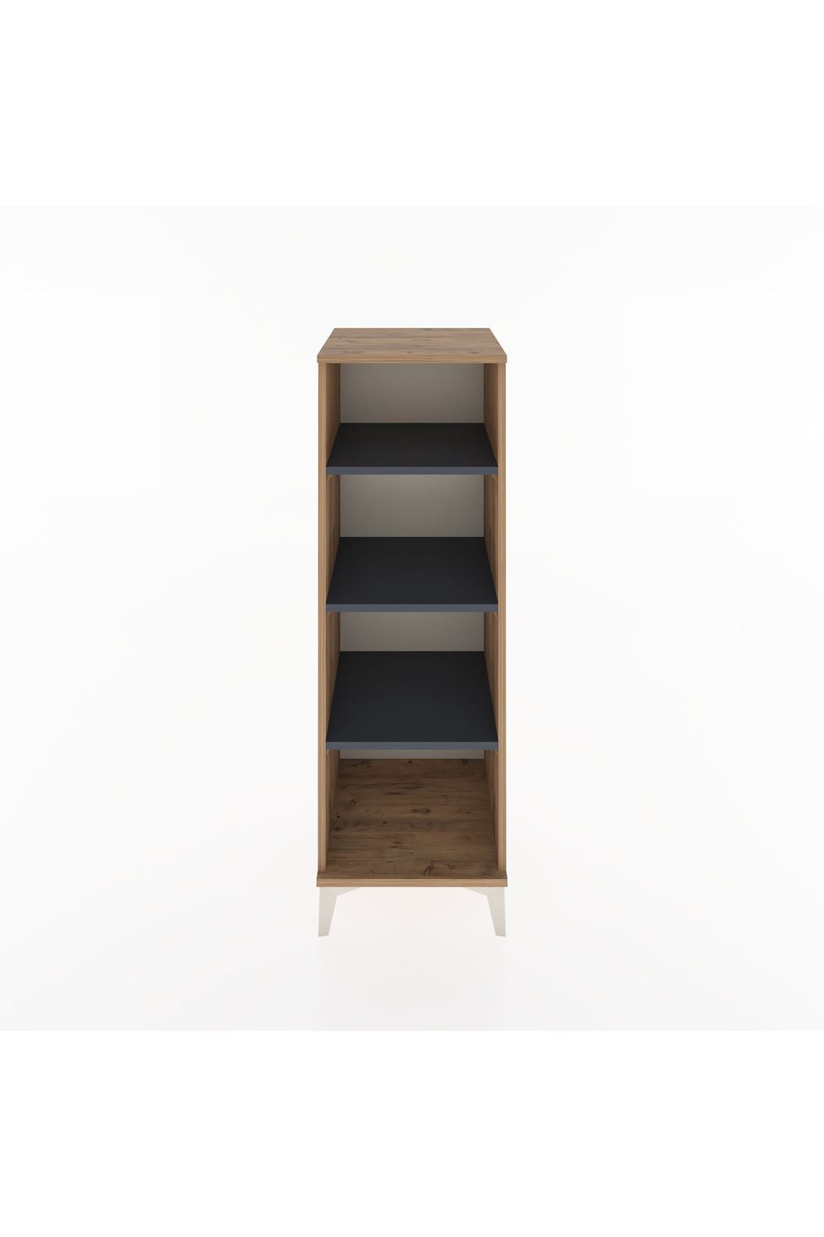 Hyperion Dolap 3 Raflı 44x44x134 Çam-Antrasit