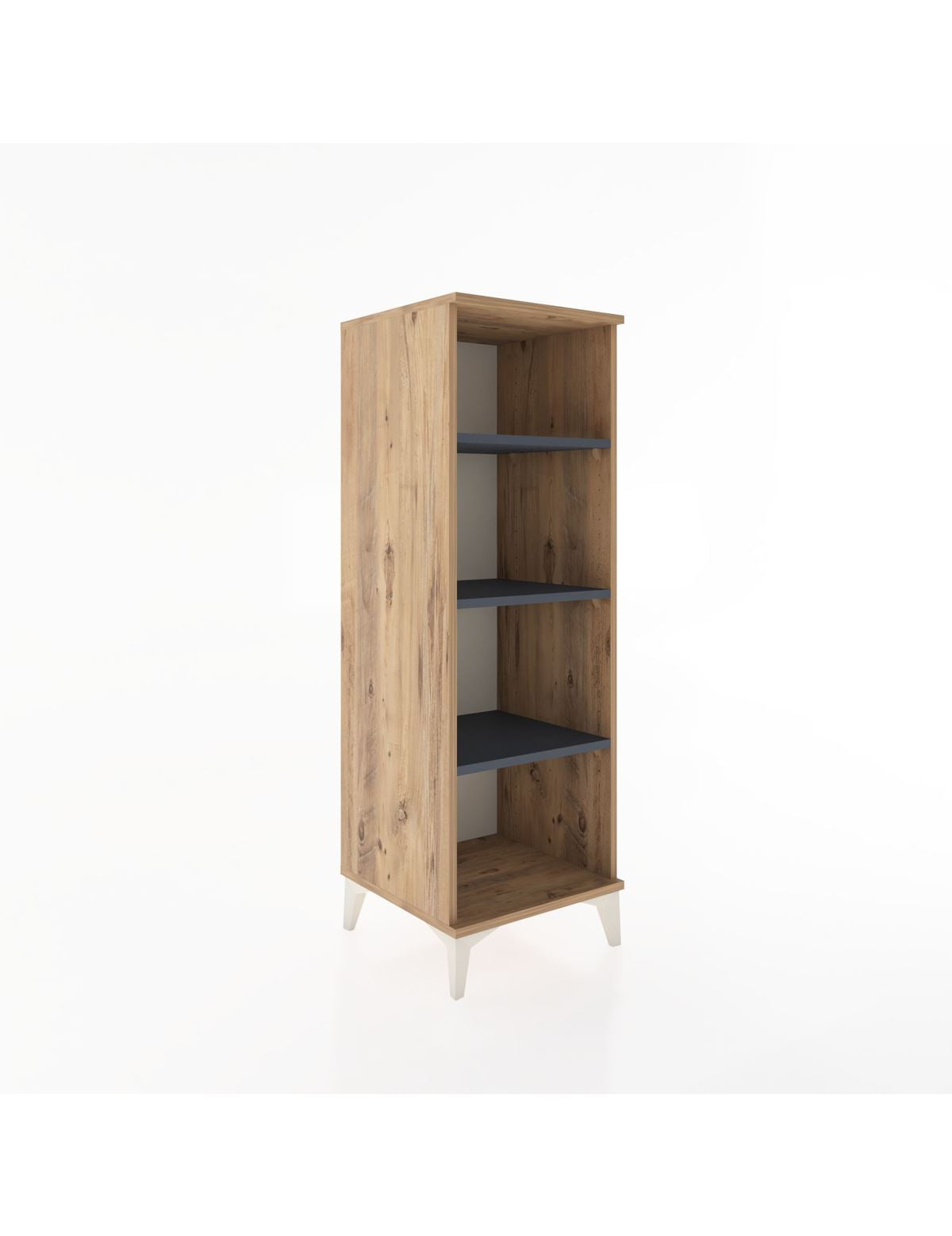 Hyperion Dolap 3 Raflı 44x44x134 Çam-Antrasit