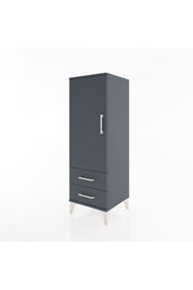 Hyperion Dolap Tek Raflı 2 Çekmeceli Tek Askılı 44x44x134 - S49M071V5B