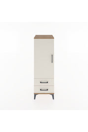Hyperion Dolap Tek Raflı 2 Çekmeceli Tek Askılı 44x44x134 - S49M071V7B
