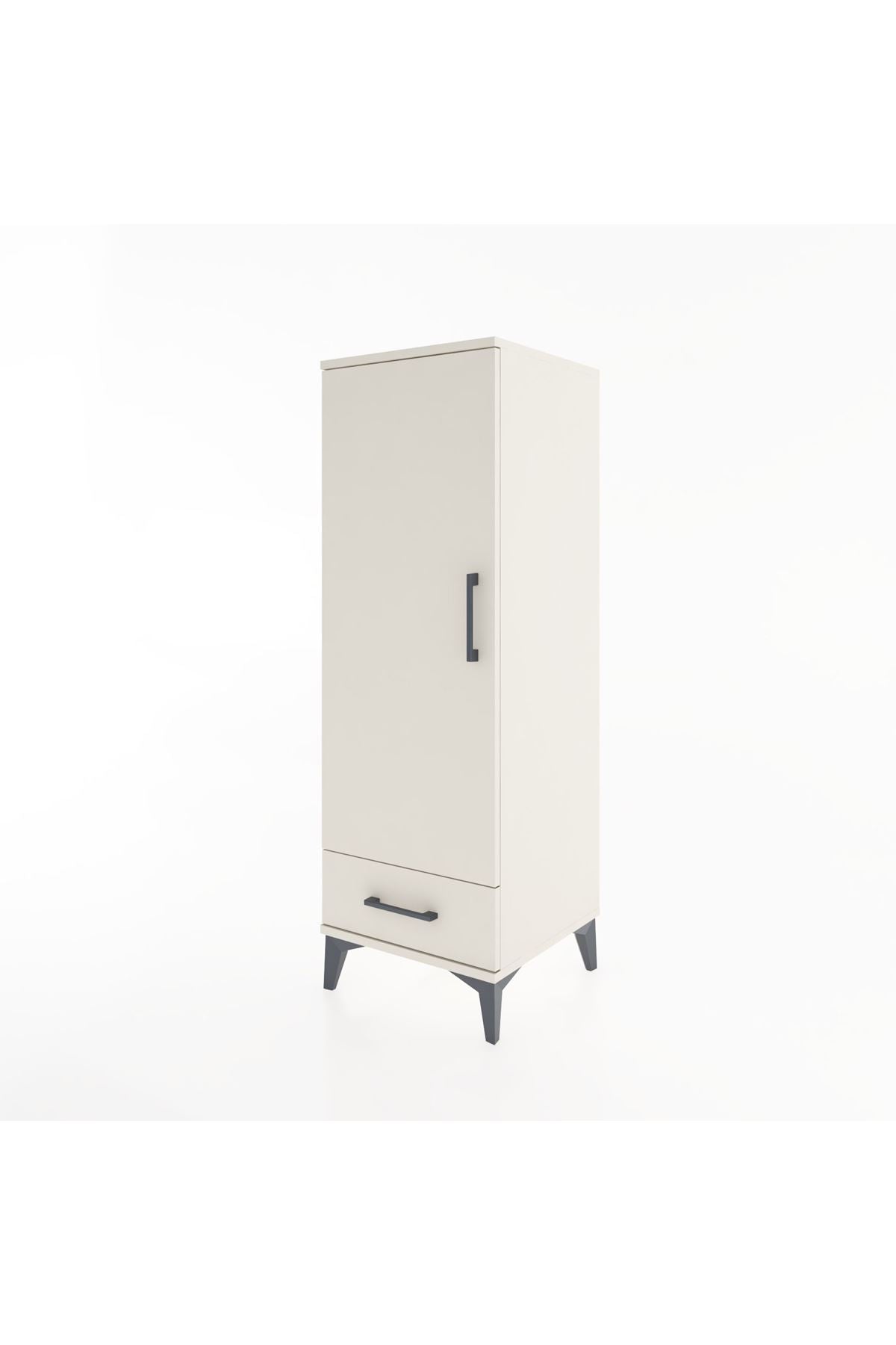 Hyperion Dolap Tek Raflı Tek Çekmeceli Tek Askılı 44x44x134 Aytaşı-Aytaşı