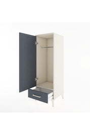Hyperion Dolap Tek Raflı Tek Çekmeceli Tek Askılı 44x44x134