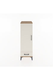 Hyperion Dolap Tek Raflı Tek Çekmeceli Tek Askılı 44x44x134 Çam-Aytaşı