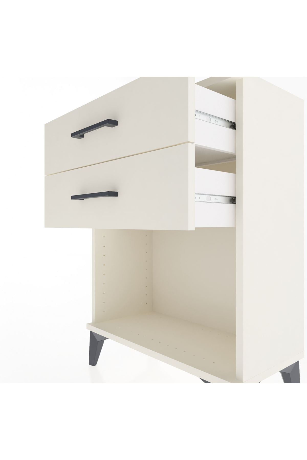 Arges Komodin 4 Çekmeceli 60x30x80 Aytaşı-Aytaşı