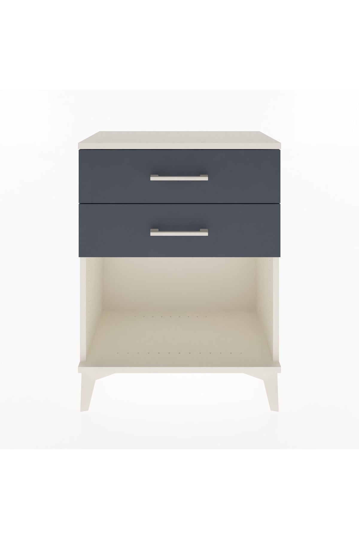 Arges Komodin 4 Çekmeceli 60x30x80 Aytaşı-Antrasit