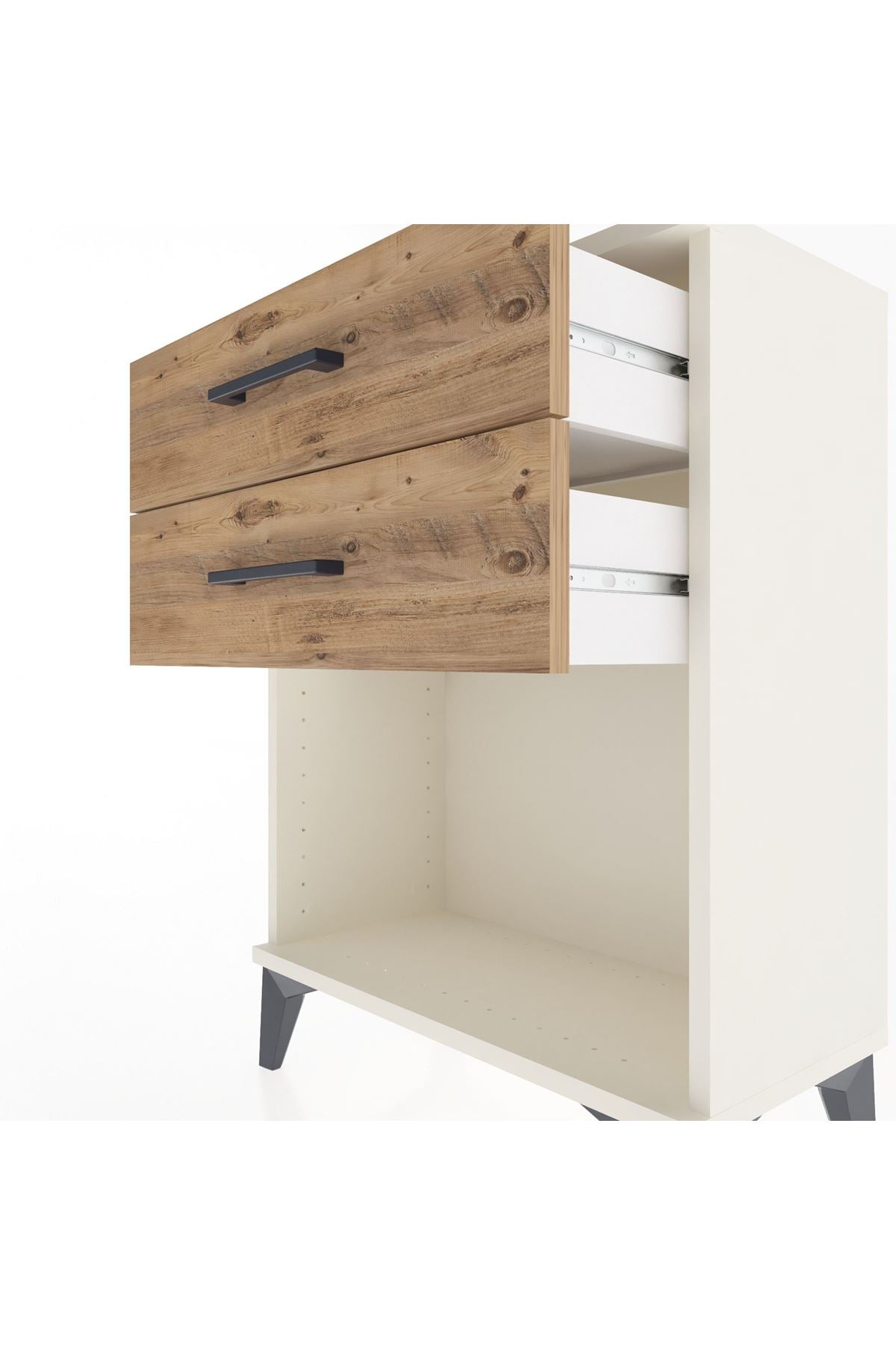 Arges Komodin 4 Çekmeceli 60x30x80 Aytaşı-Çam