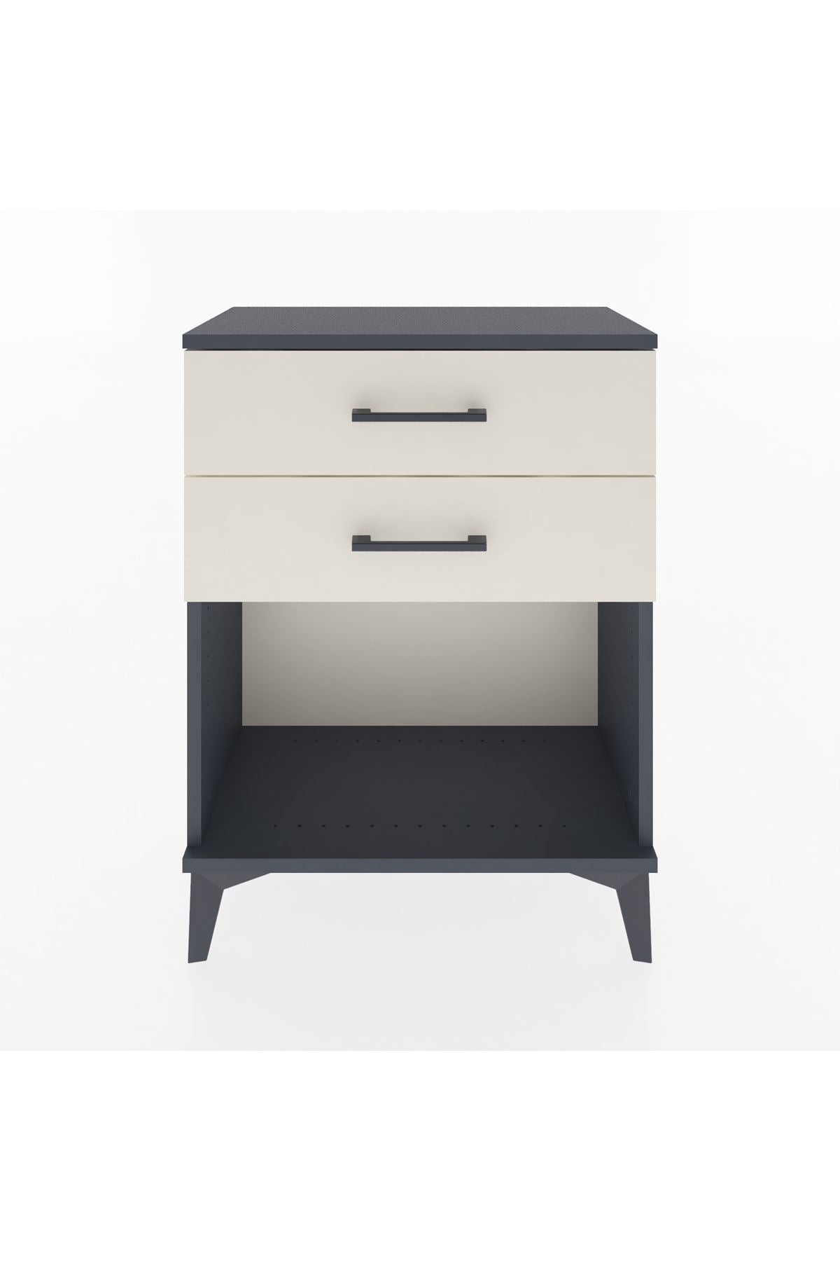 Arges Komodin 4 Çekmeceli 60x30x80 Antrasit-Aytaşı