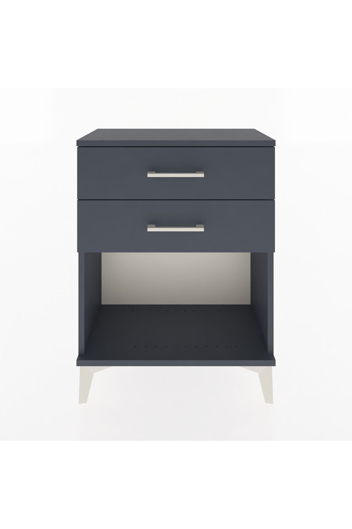 Arges Komodin 4 Çekmeceli 60x30x80 Antrasit-Antrasit