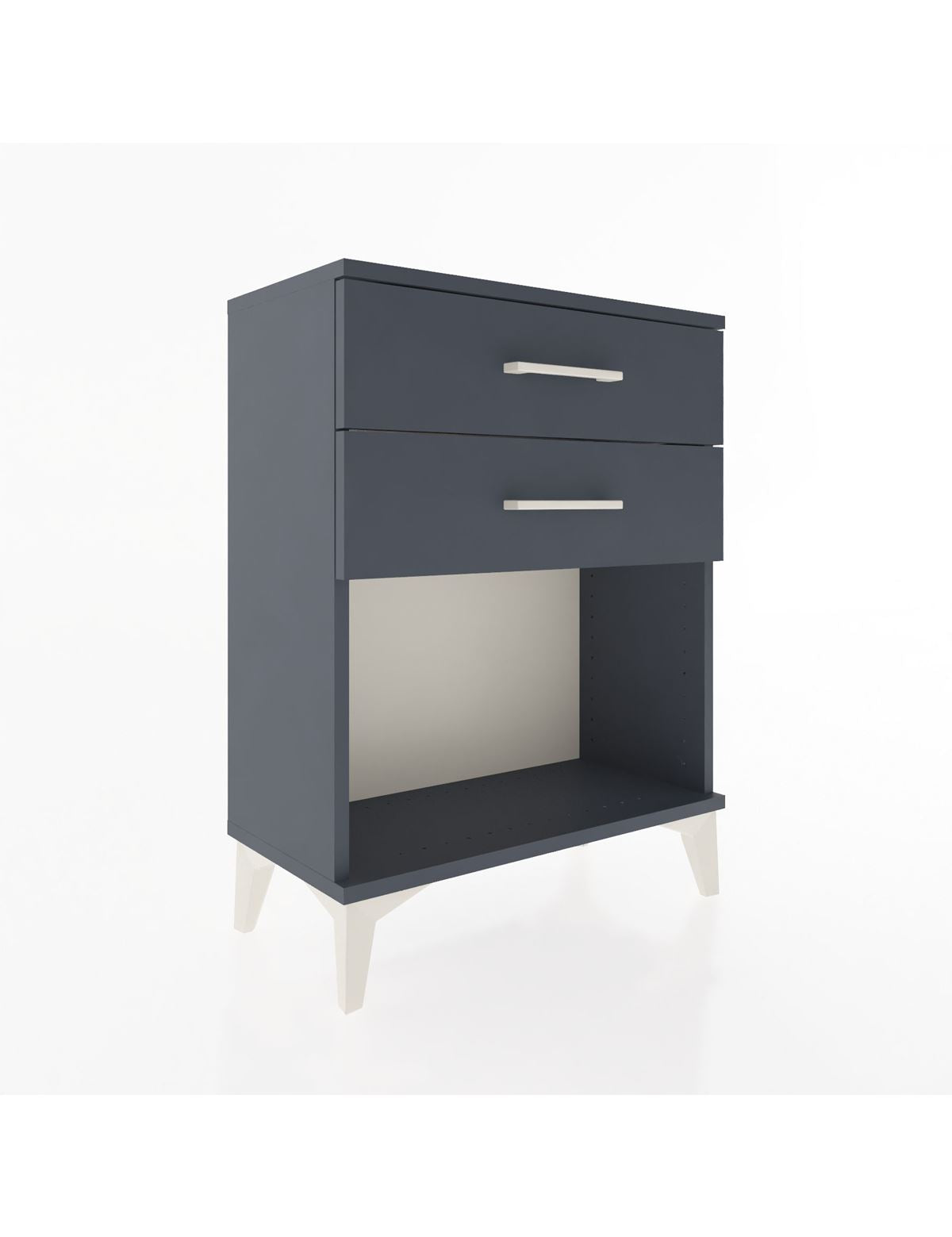 Arges Komodin 4 Çekmeceli 60x30x80 Antrasit-Antrasit