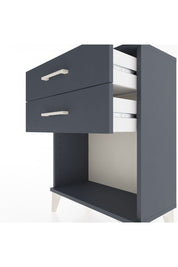 Arges Komodin 4 Çekmeceli 60x30x80 Antrasit-Antrasit