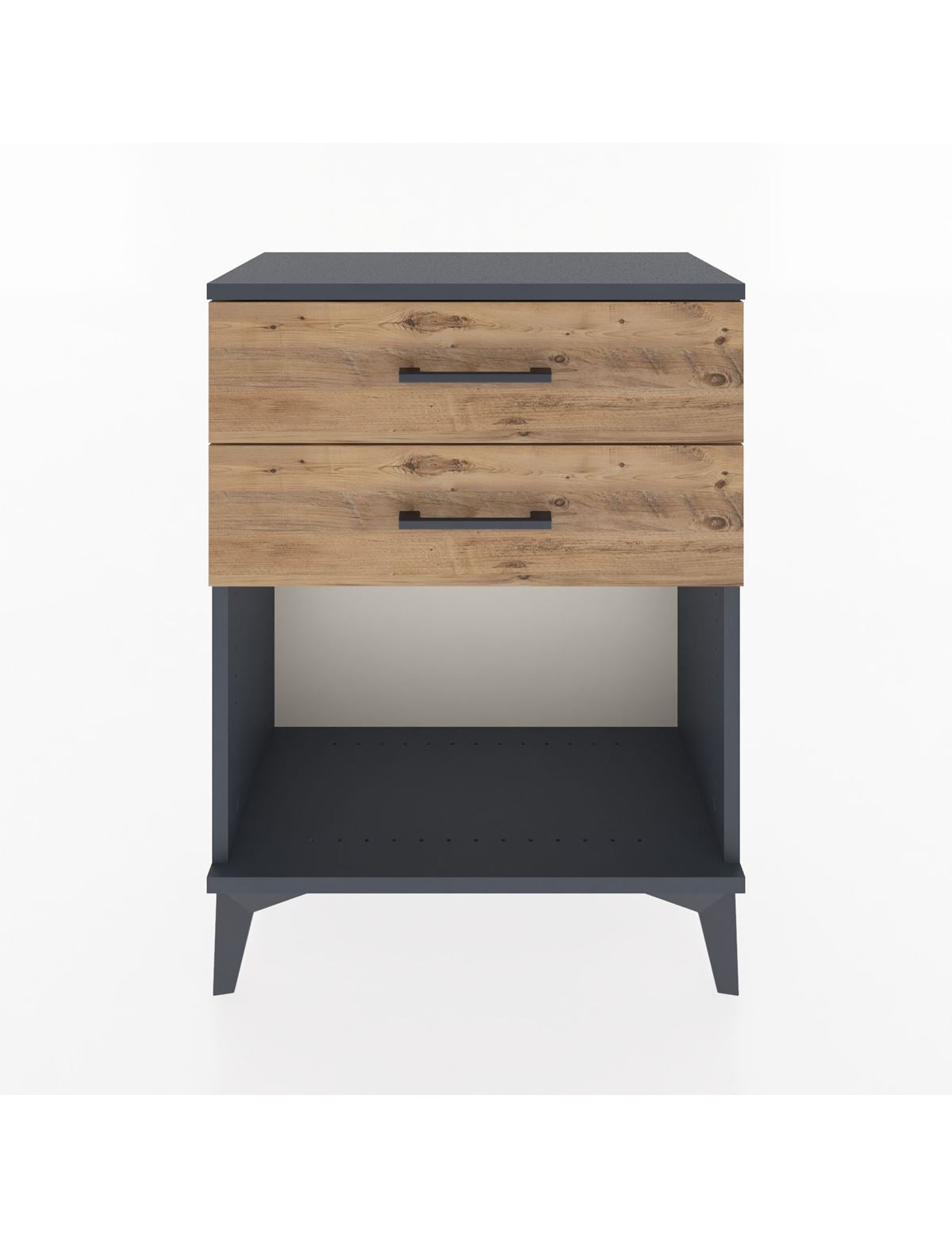 Arges Komodin 4 Çekmeceli 60x30x80 Antrasit-Çam