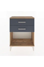 Arges Komodin 4 Çekmeceli 60x30x80 Çam-Antrasit