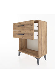 Arges Komodin 4 Çekmeceli 60x30x80 Çam-Çam