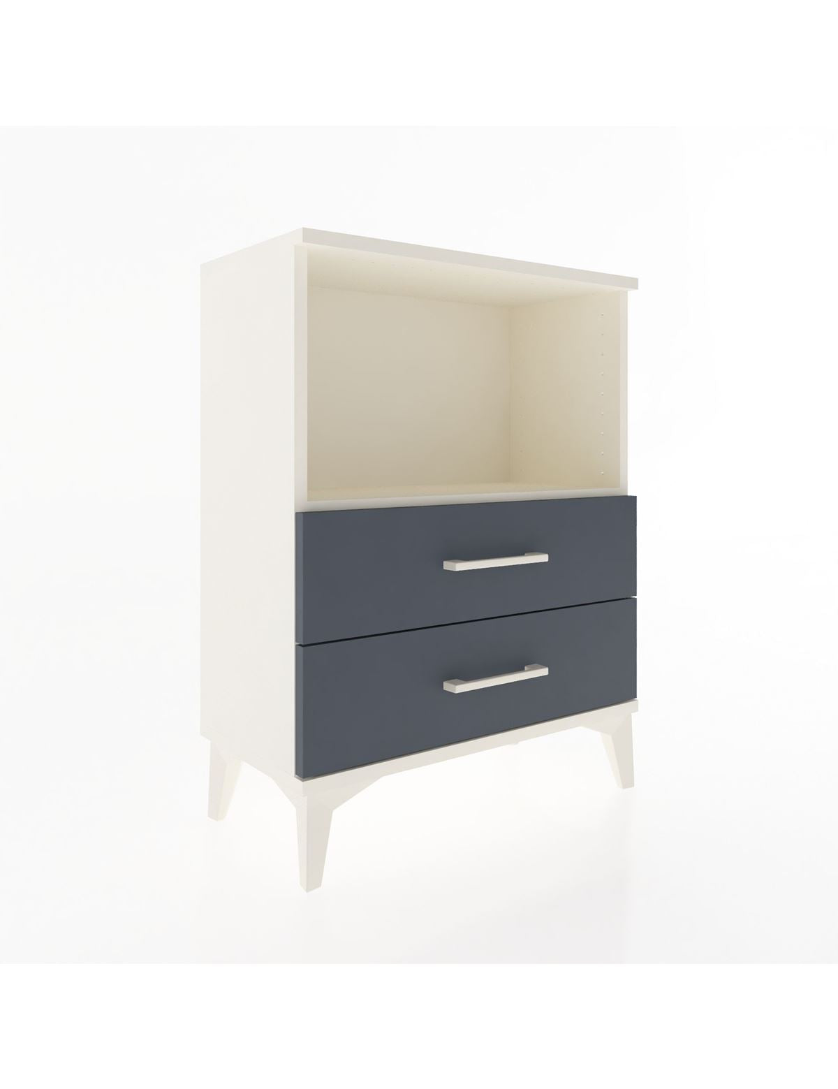 Arges Komodin 2 Çekmeceli 60x30x80 Aytaşı-Antrasit