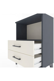 Arges Komodin 2 Çekmeceli 60x30x80 Antrasit-Aytaşı