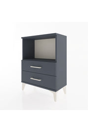 Arges Komodin 2 Çekmeceli 60x30x80 Antrasit-Antrasit