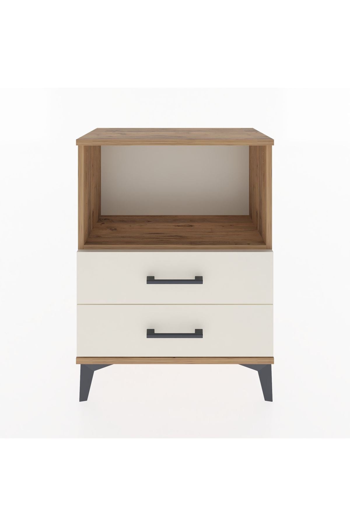 Arges Komodin 2 Çekmeceli 60x30x80 Çam-Aytaşı