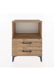 Arges Komodin 2 Çekmeceli 60x30x80 Çam-Çam