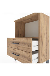 Arges Komodin 2 Çekmeceli 60x30x80 Çam-Çam