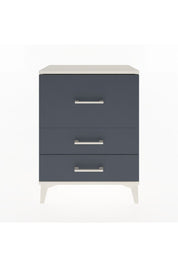 Arges Komodin Tek Raflı 2 Çekmeceli 60x30x80 Aytaşı-Antrasit