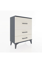 Arges Komodin Tek Raflı 2 Çekmeceli 60x30x80 Antrasit-Aytaşı